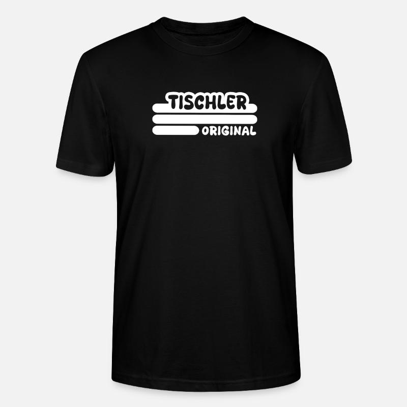 Beruf Tischler - Stanley/Stella Unisex Bio-T-Shirt CRAFTER - Schwarz