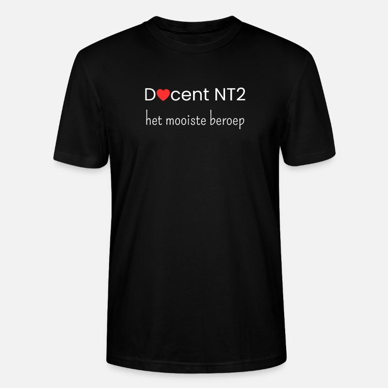 NT2-Lehrer: der beste Beruf - Stanley/Stella Unisex Bio-T-Shirt CRAFTER - Schwarz