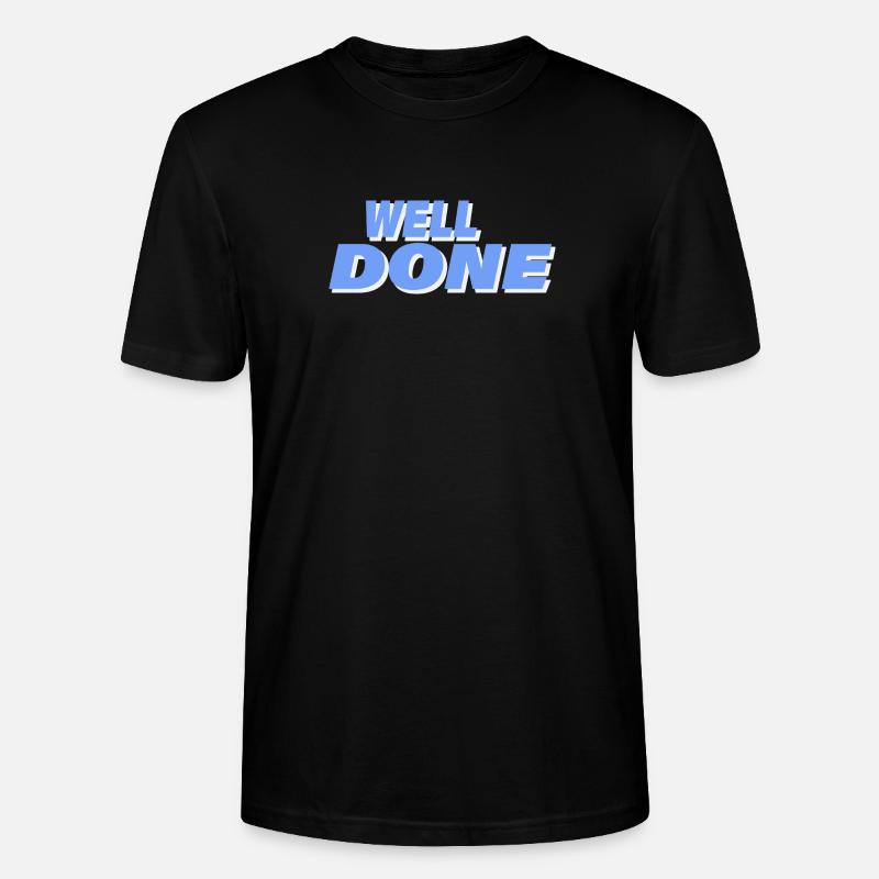 WELL DONE - Stanley/Stella Unisex Bio-T-Shirt CRAFTER - Schwarz