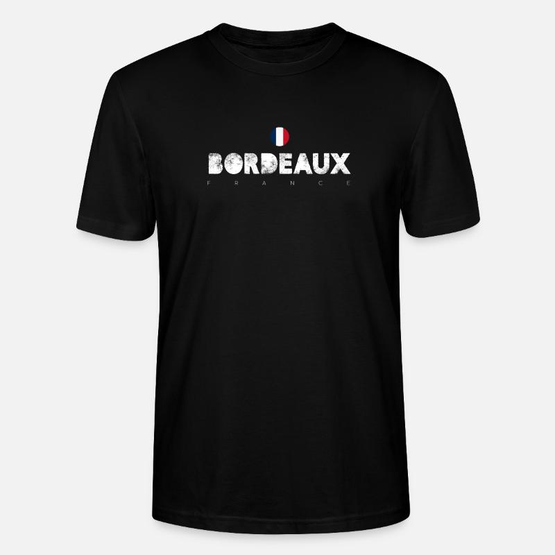 Bordeaux - Stanley/Stella Unisex Bio-T-Shirt CRAFTER - Schwarz