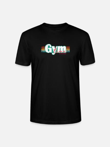 Gym Time – Inga ursäkter Fitness Design Fitnessstudio - Ekologisk T-shirt CRAFTER unisex från Stanley/Stella - svart