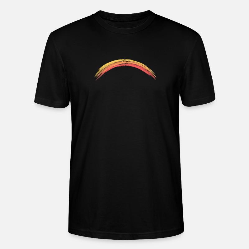 Bogen Kunst Art farbig - Stanley/Stella Unisex Bio-T-Shirt CRAFTER - Schwarz
