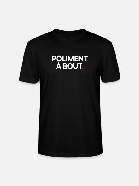 Poliment à bout - T-shirt bio CRAFTER Stanley Stella Unisexe - noir