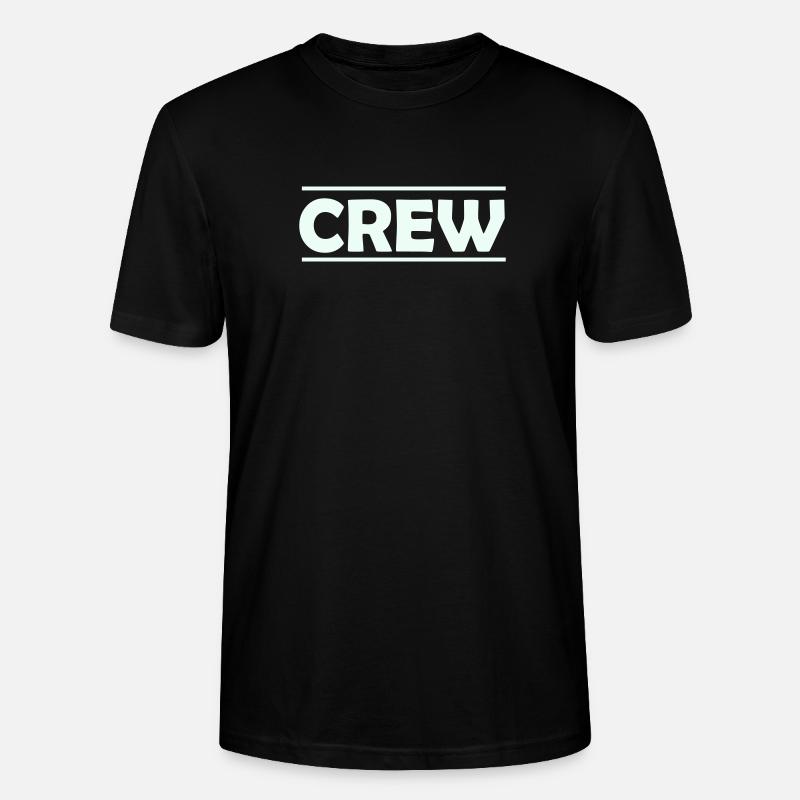 Crew - Stanley/Stella Unisex Bio-T-Shirt CRAFTER - Schwarz