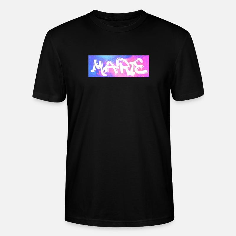 Marie Graffiti Neon Splash - Stanley/Stella Unisex Bio-T-Shirt CRAFTER - Schwarz