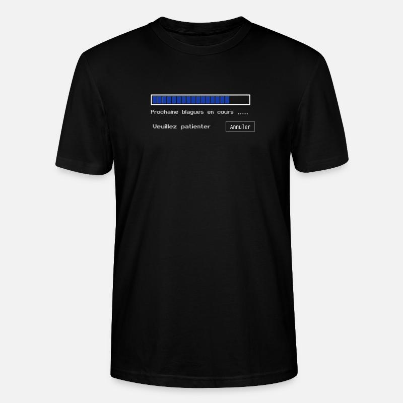 Blagues en cours - T-shirt bio CRAFTER Stanley Stella Unisexe - noir