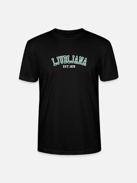 Ljubljana Est. 1976 - Stanley/Stella CRAFTER Unisex Organic T-Shirt - black