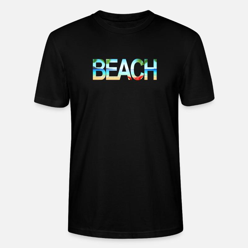 Beach - Stanley/Stella Unisex Bio-T-Shirt CRAFTER - Schwarz