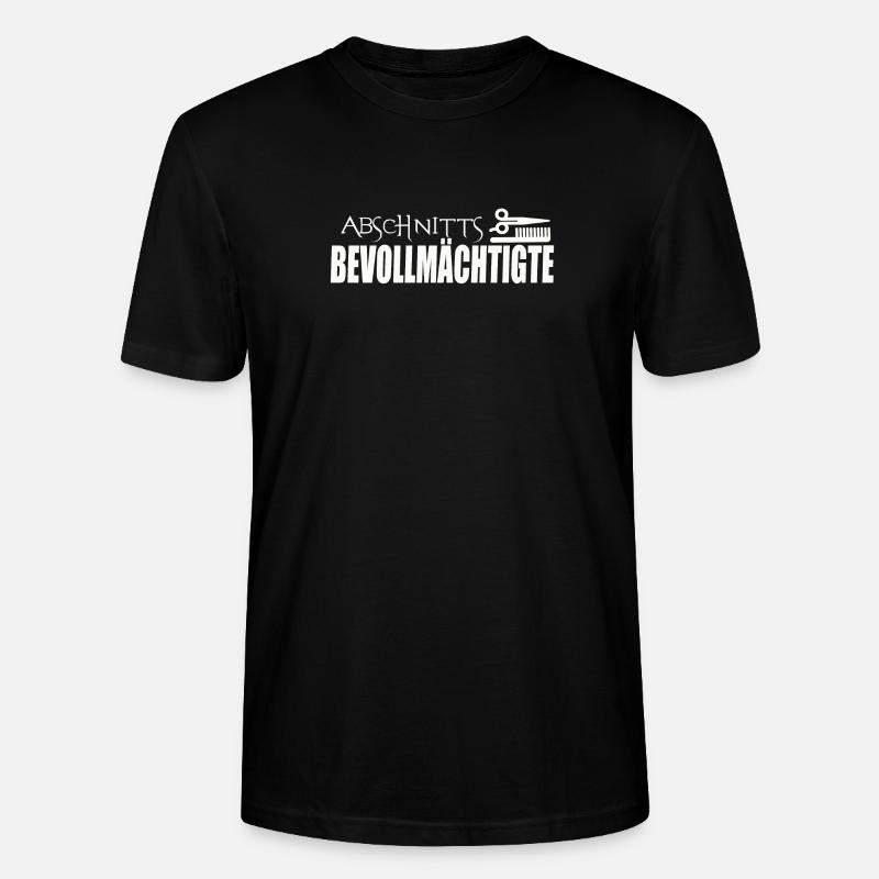 ABSCHNITTSBEVOLLMÄCHTIGTE - Stanley/Stella Unisex Bio-T-Shirt CRAFTER - Schwarz
