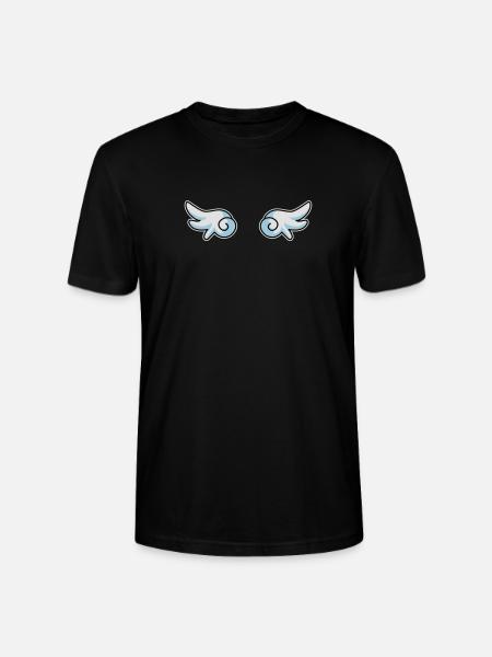 Angel wings - Stanley/Stella CRAFTER Unisex Organic T-Shirt - black