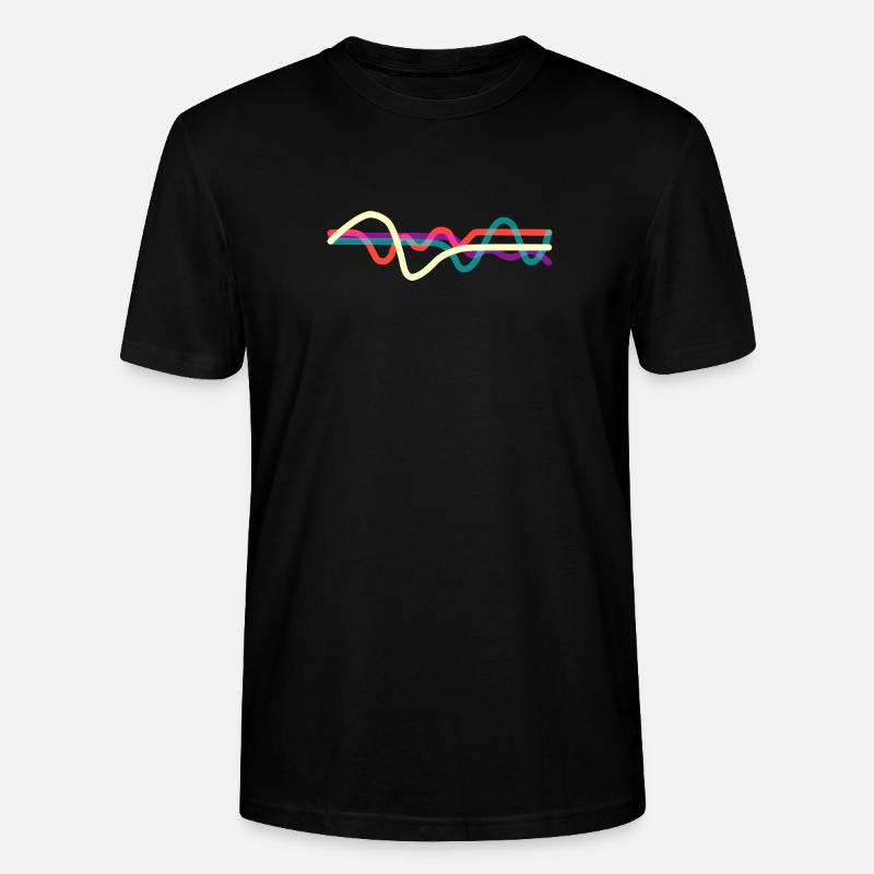 Lines - Stanley/Stella Unisex Bio-T-Shirt CRAFTER - Schwarz