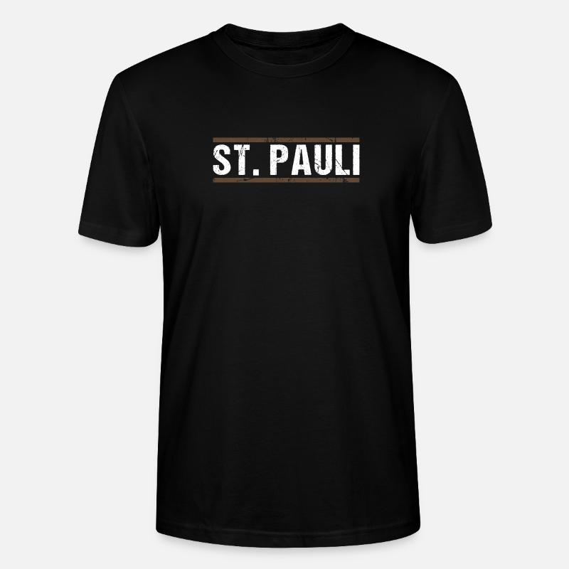St. Pauli - Stanley/Stella Unisex Bio-T-Shirt CRAFTER - Schwarz