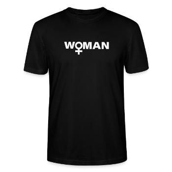 WOMAN - Stanley/Stella Unisex Bio-T-Shirt CRAFTER - Schwarz - Vorne - Alina (178cm) & Michal (187cm)
