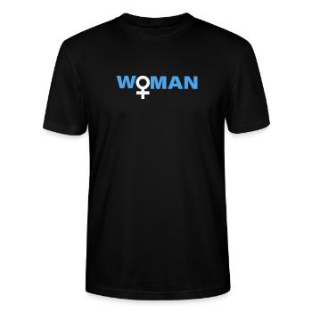 WOMAN - Stanley/Stella Unisex Bio-T-Shirt CRAFTER - Schwarz - Vorne - Alina (178cm) & Michal (187cm)
