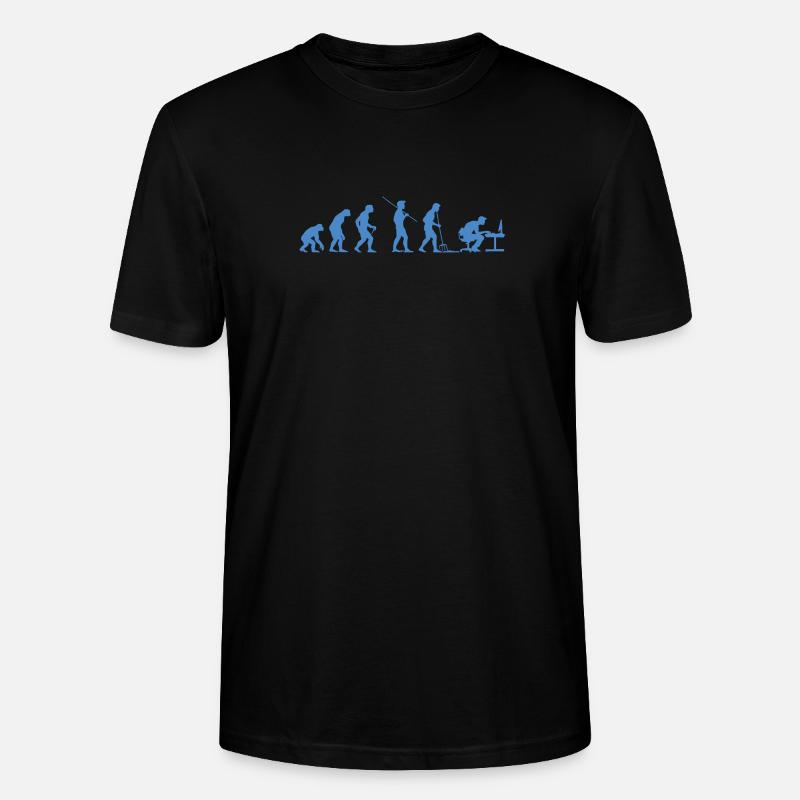 Programmierer Evolution Informatiker Entwickler - Stanley/Stella Unisex Bio-T-Shirt CRAFTER - Schwarz