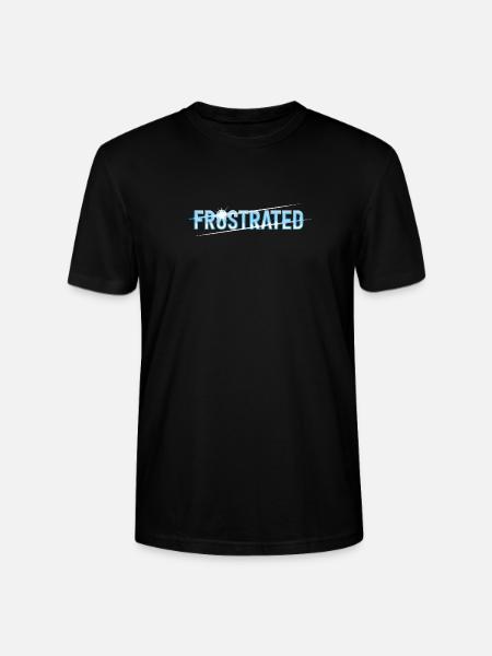 Frustrated statement for stressed people - Stanley/Stella CRAFTER Unisex Organic T-Shirt - black
