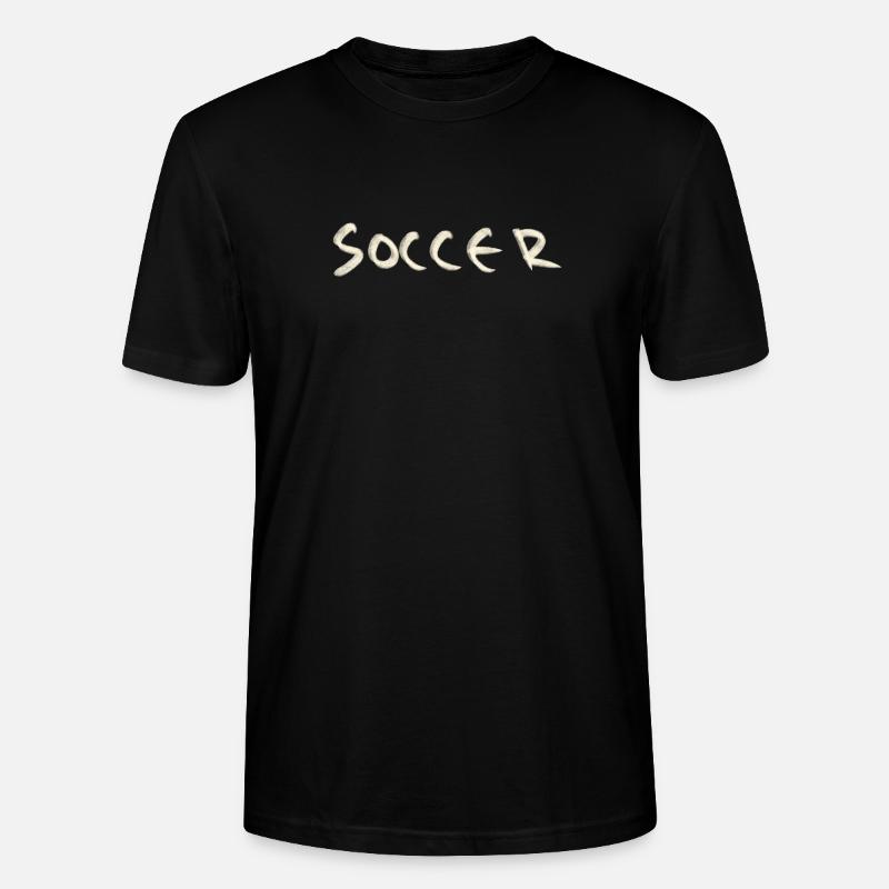 Soccer - Stanley/Stella Unisex Bio-T-Shirt CRAFTER - Schwarz