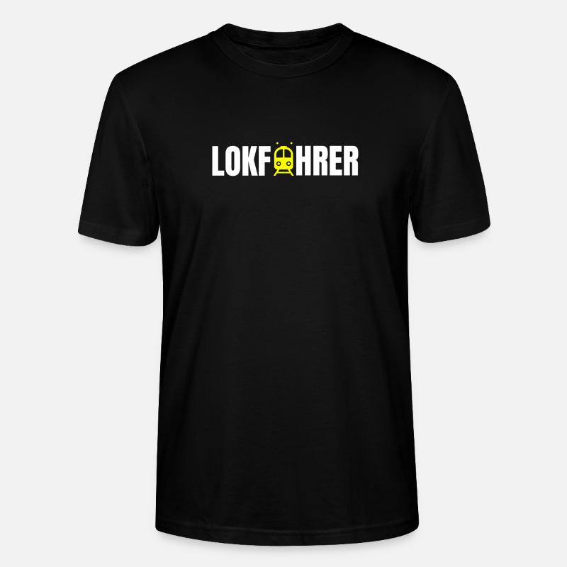 Lokführer Design - Stanley/Stella Unisex Bio-T-Shirt CRAFTER - Schwarz