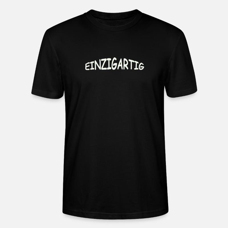 einzigartig- - Stanley/Stella Unisex Bio-T-Shirt CRAFTER - Schwarz