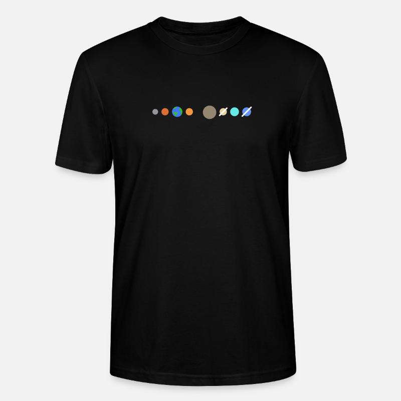 Planètes du système solaire - T-shirt bio CRAFTER Stanley Stella Unisexe - noir