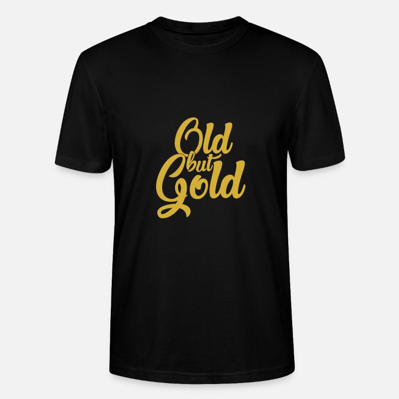 Old but Gold - Stanley/Stella Unisex Bio-T-Shirt CRAFTER - Schwarz
