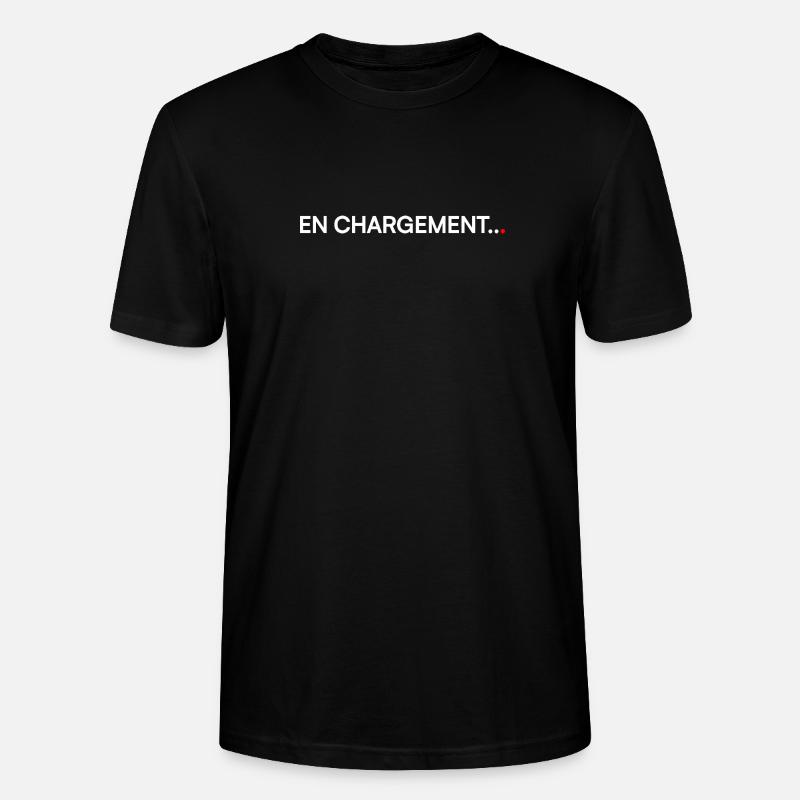 Laden, Humor, müde, nerdig - Stanley/Stella Unisex Bio-T-Shirt CRAFTER - Schwarz