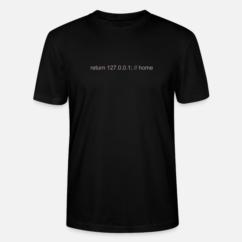 Programmierer Nerd IT Witz Developer Zuhause - Stanley/Stella Unisex Bio-T-Shirt CRAFTER - Schwarz