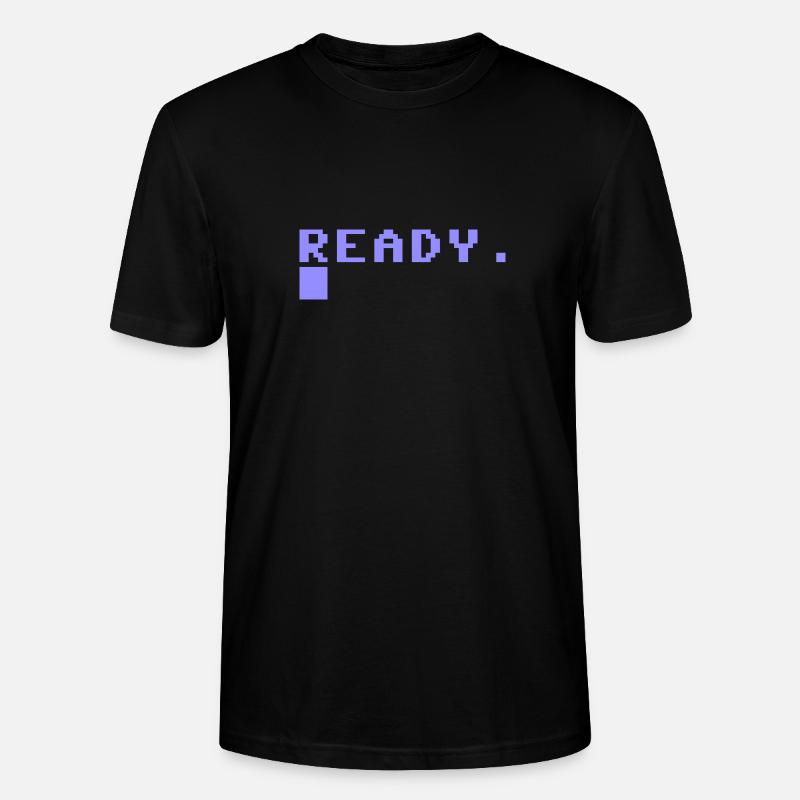 Ready mit Cursor - Stanley/Stella Unisex Bio-T-Shirt CRAFTER - Schwarz