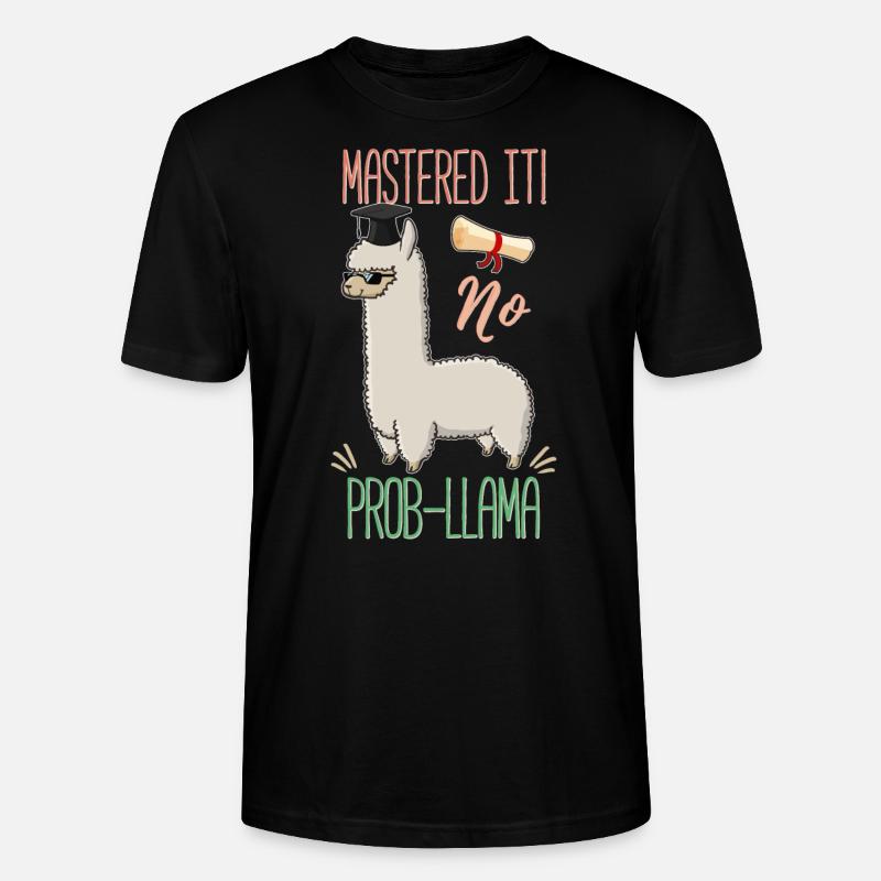 Maîtrisé! 2020 No Prob-Llama - T-shirt bio CRAFTER Stanley Stella Unisexe - noir