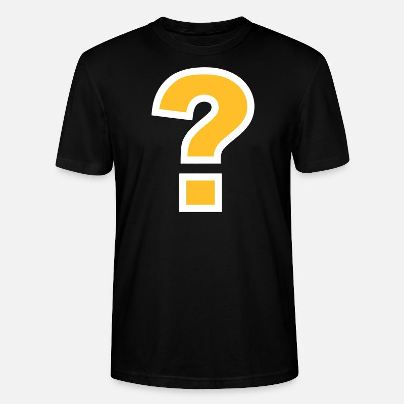 point d'interrogation - T-shirt bio CRAFTER Stanley Stella Unisexe - noir