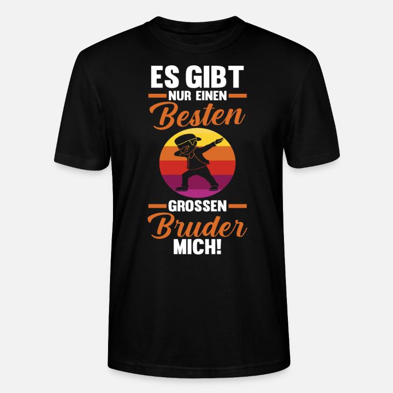 Dabbing Bester Bruder - Stanley/Stella Unisex Bio-T-Shirt CRAFTER - Schwarz