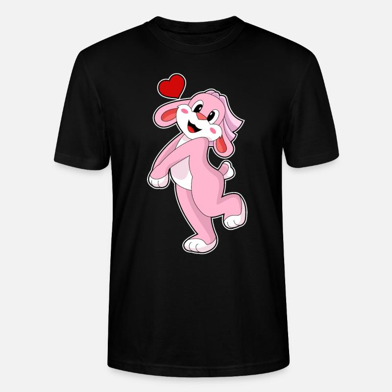 Mariage Rabbit Bride Veil - T-shirt bio CRAFTER Stanley Stella Unisexe - noir
