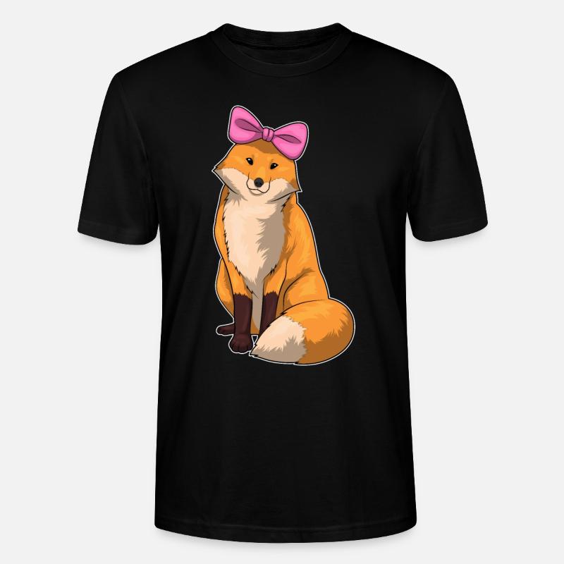 Fuchs Schleife - Stanley/Stella Unisex Bio-T-Shirt CRAFTER - Schwarz