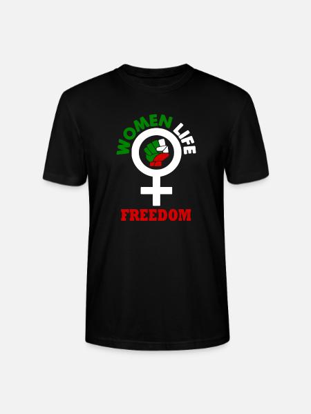 Women life freedom - Stanley/Stella Unisex Bio-T-Shirt CRAFTER - Schwarz