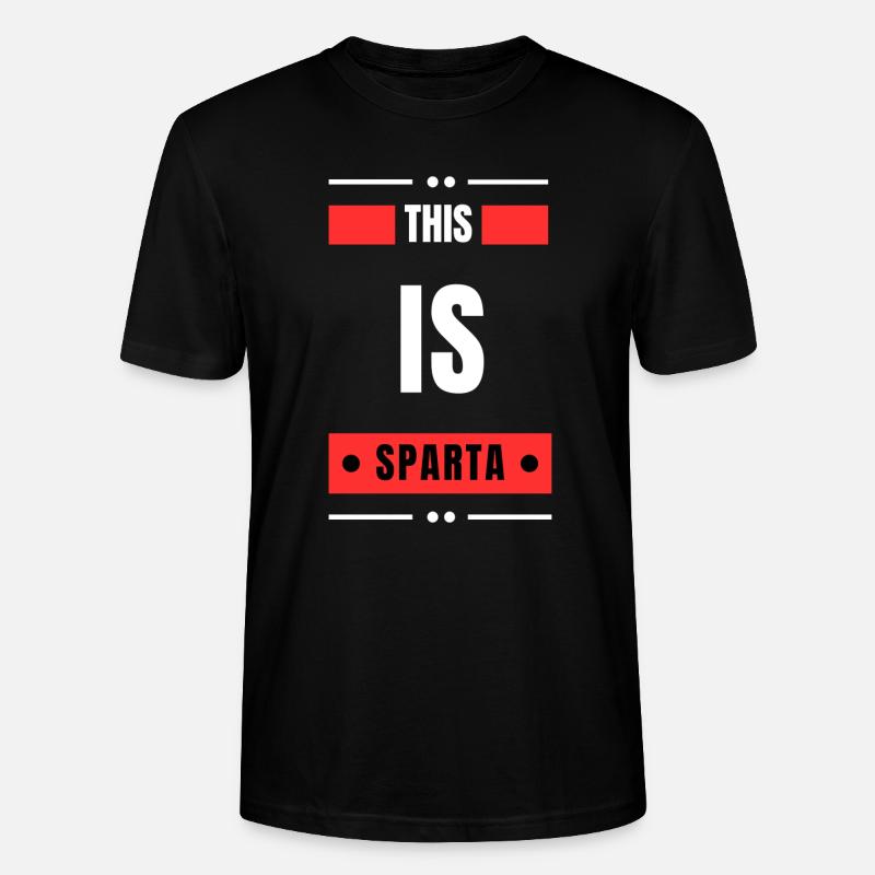 Das ist Sparta - Stanley/Stella Unisex Bio-T-Shirt CRAFTER - Schwarz