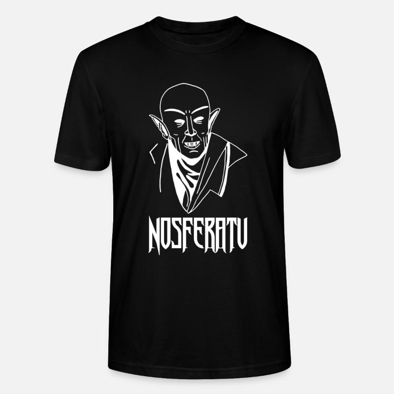 Nosferatu le vampire (blanc) - T-shirt bio CRAFTER Stanley Stella Unisexe - noir