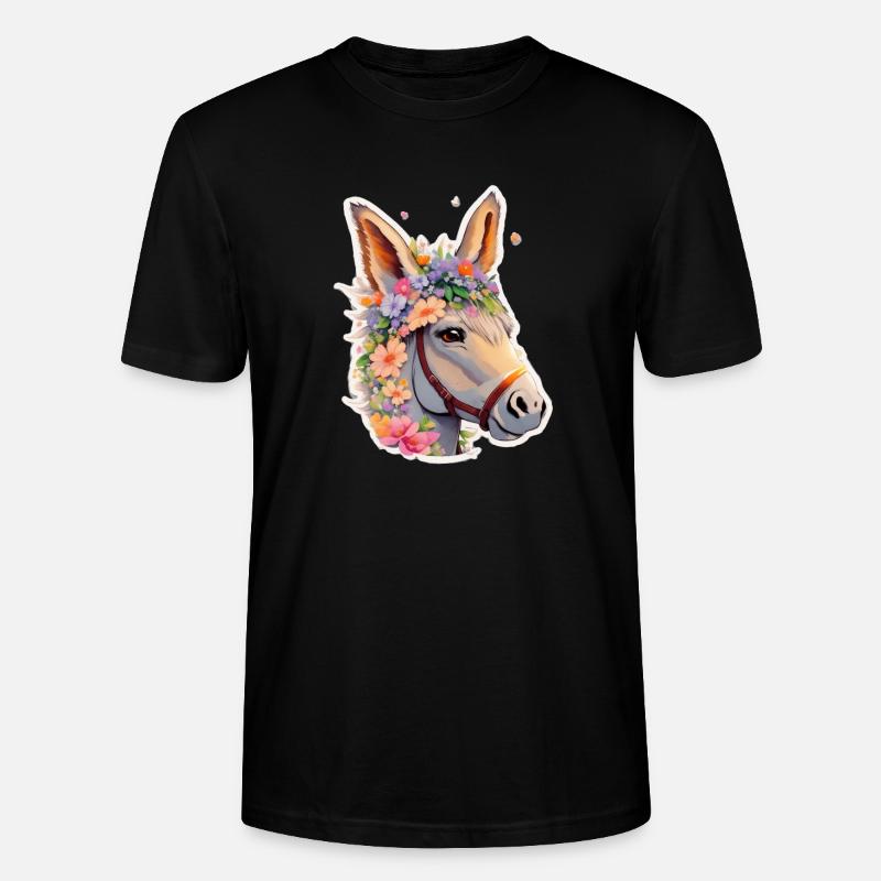 Eselchen - Stanley/Stella Unisex Bio-T-Shirt CRAFTER - Schwarz