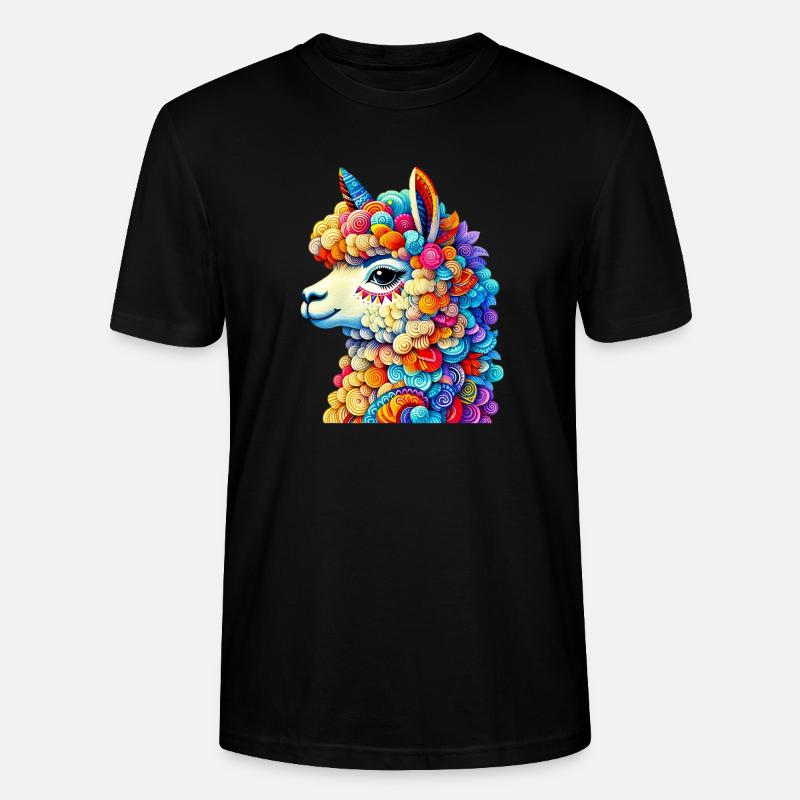 Alpaga - T-shirt bio CRAFTER Stanley Stella Unisexe - noir
