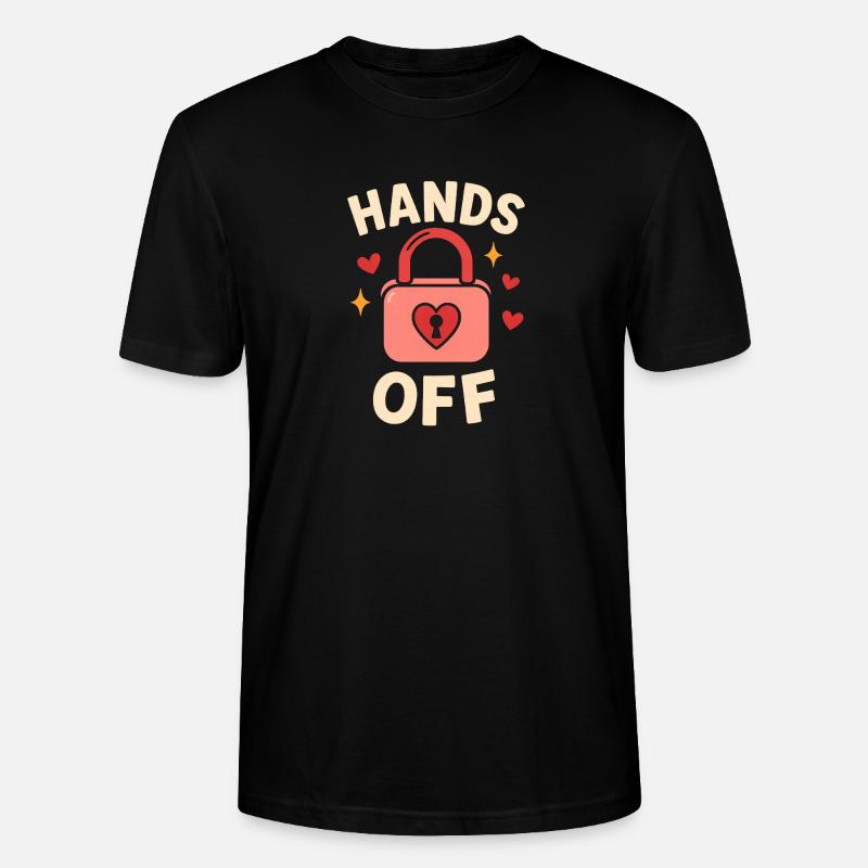 Hands Off – Kein Anfassen! - Stanley/Stella Unisex Bio-T-Shirt CRAFTER - Schwarz