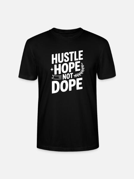 Hustle Hope - Stanley/Stella Unisex Bio-T-Shirt CRAFTER - Schwarz