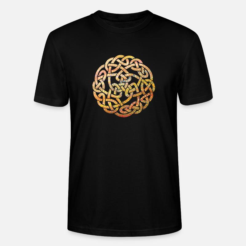 Celtic knot 5 e 37 - Stanley/Stella CRAFTER Unisex Organic T-Shirt - black
