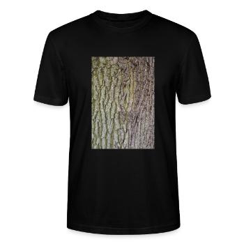 Eichenstamm - Stanley/Stella Unisex Bio-T-Shirt CRAFTER - Schwarz - Vorne - Alina (178cm) & Michal (187cm)