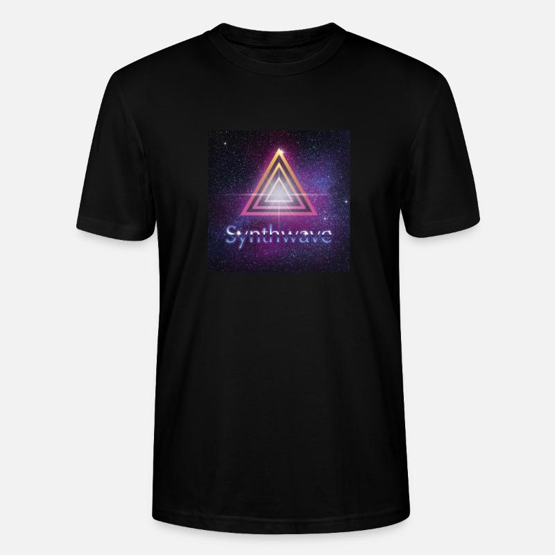 Synthwave - Stanley/Stella Unisex Bio-T-Shirt CRAFTER - Schwarz