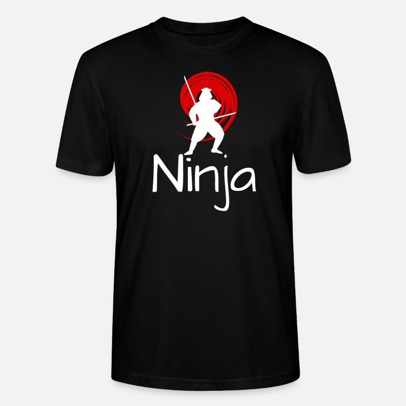 Ninja - Stanley/Stella CRAFTER Unisex Organic T-Shirt - black