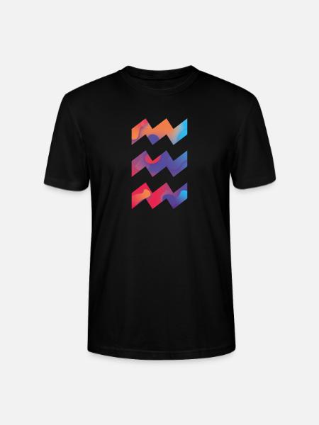 Eindhoven logo kleur 2021 vibes festival - Stanley/Stella Uniseks bio-T-shirt CRAFTER - zwart