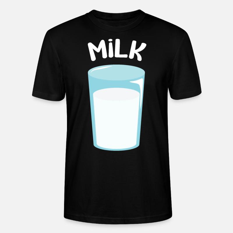Glas Milch - Stanley/Stella Unisex Bio-T-Shirt CRAFTER - Schwarz
