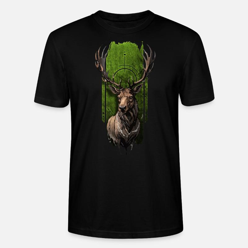 Monarque majestueux : Orignal - T-shirt bio CRAFTER Stanley Stella Unisexe - noir