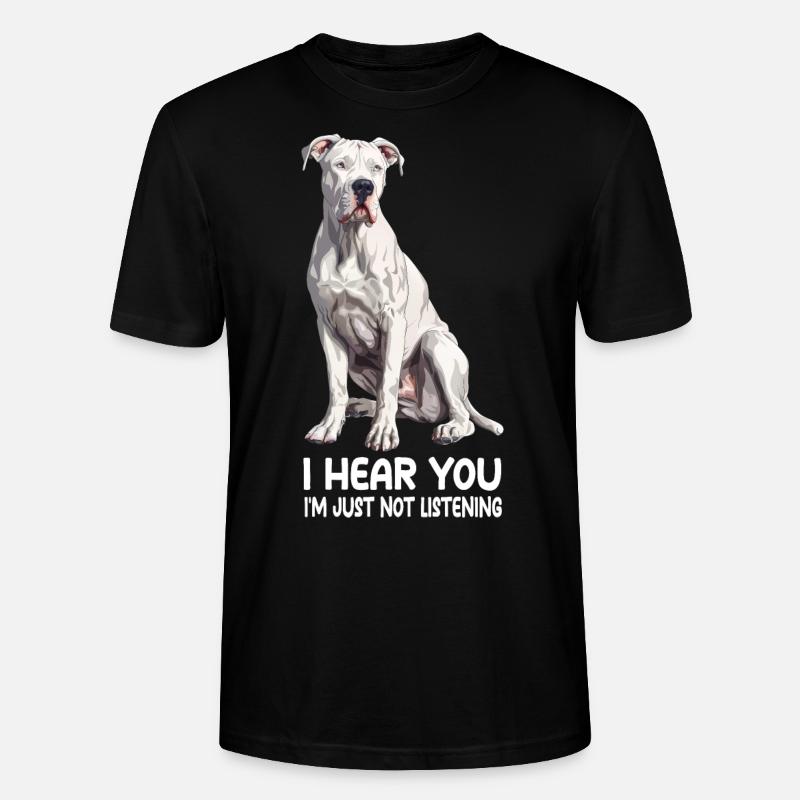 Dogo Argentino - Stanley/Stella Unisex Bio-T-Shirt CRAFTER - Schwarz