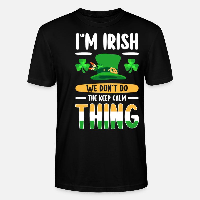 Irisch Pub Gold Celtic - Stanley/Stella Unisex Bio-T-Shirt CRAFTER - Schwarz