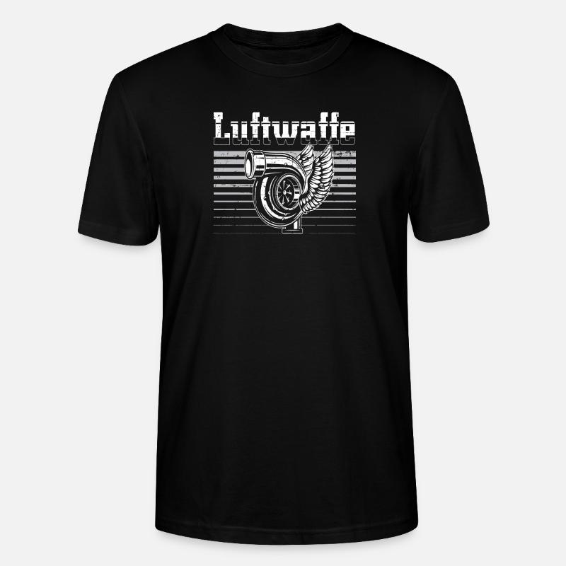 Luftwaffe - Stanley/Stella Unisex Bio-T-Shirt CRAFTER - Schwarz
